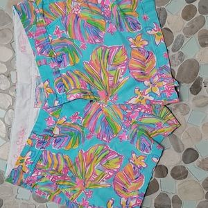 Lily pulitzer Callahan shorts size 14